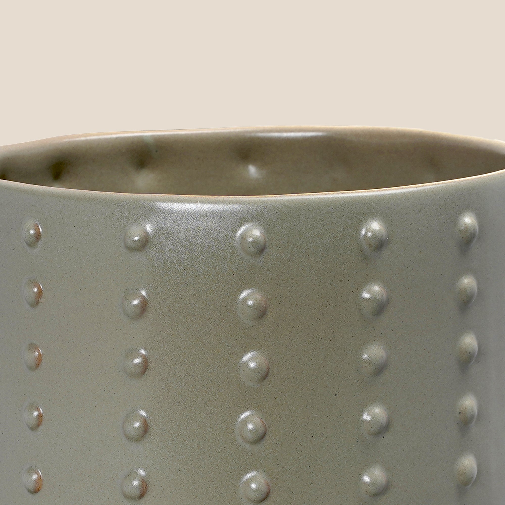 The Grey Pebble Dot Planter - Small