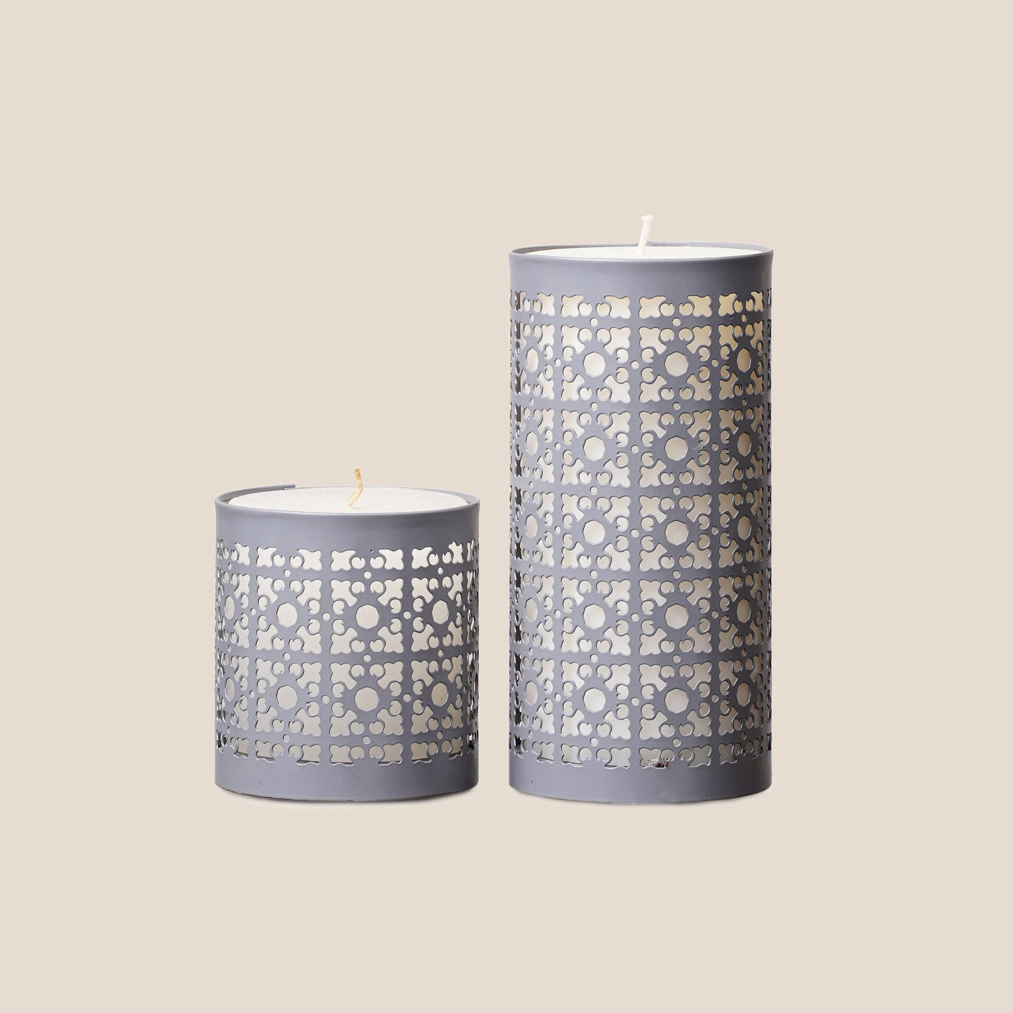 Vanilla Glow Lace Candles