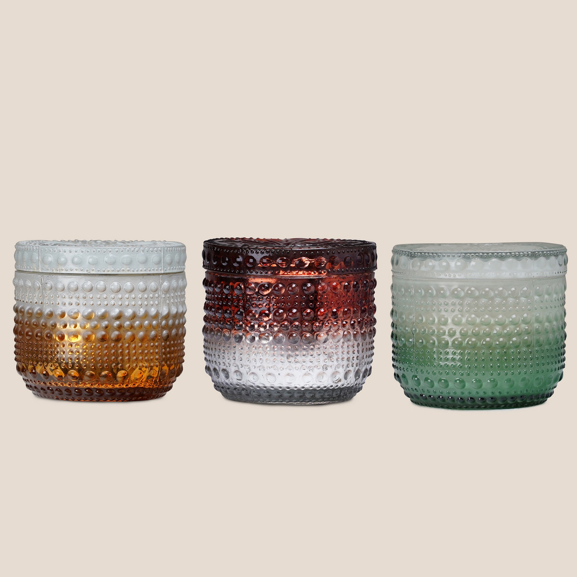 Dimpled Glow – Rust Mist