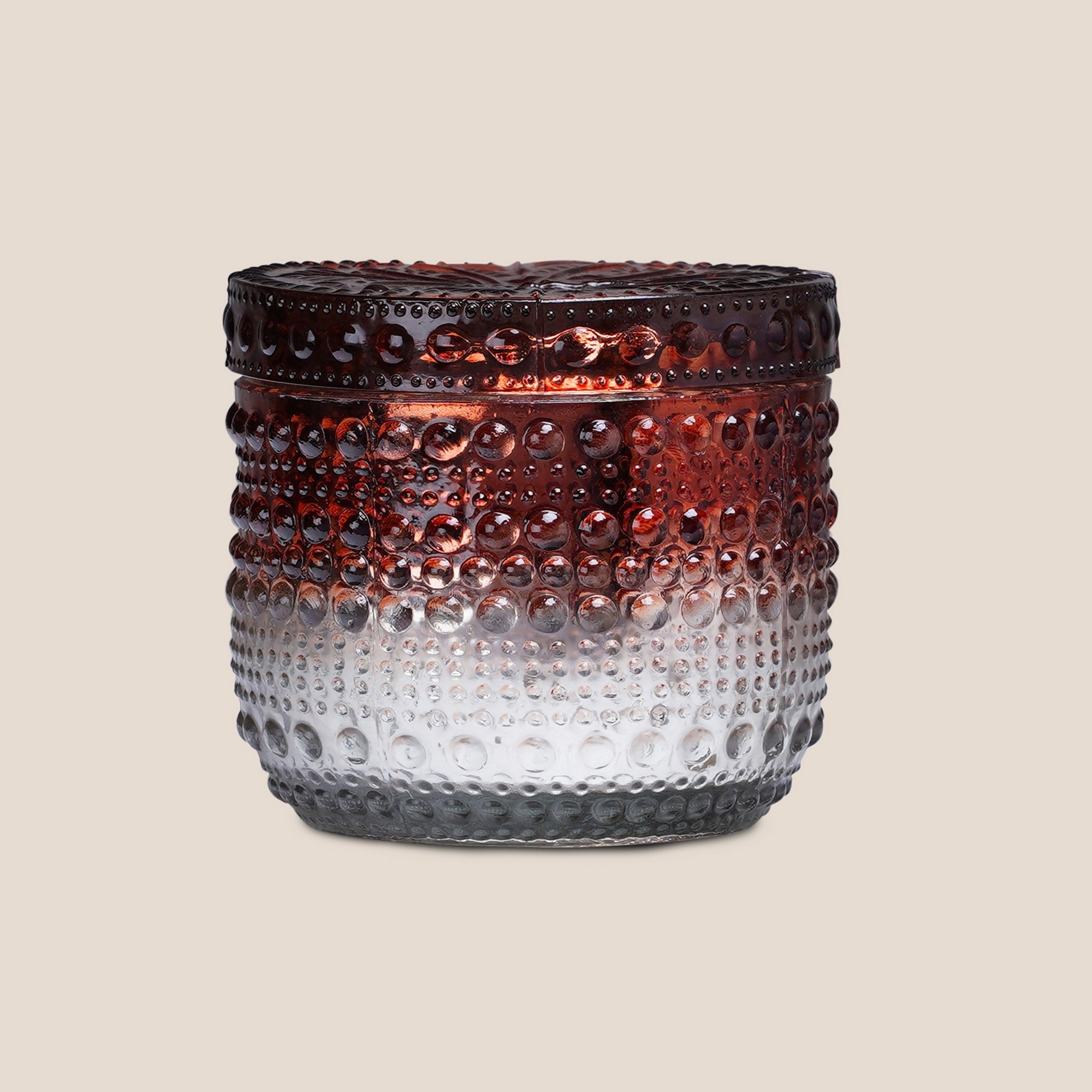 Dimpled Glow – Rust Mist