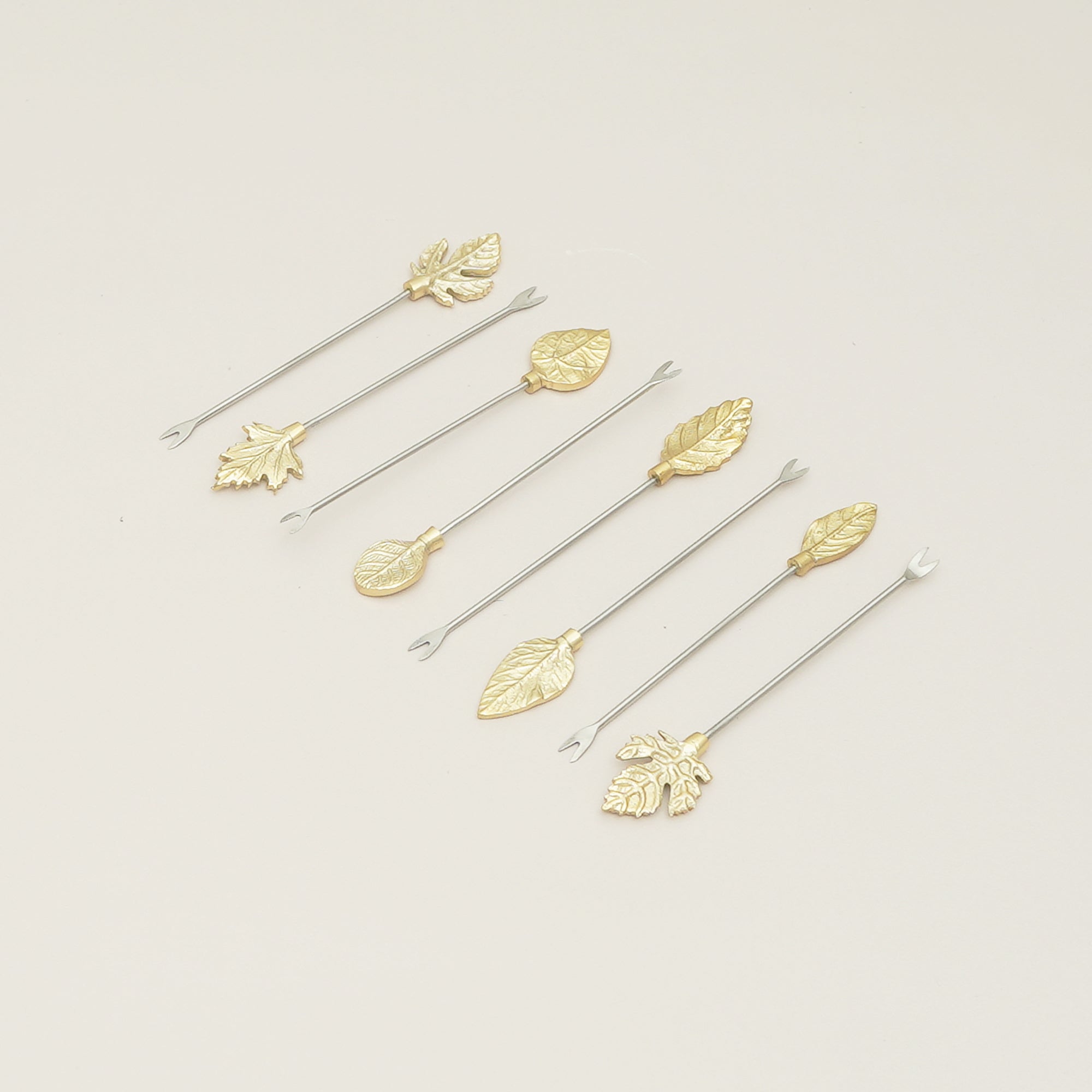 Leaf Elegance Cocktail Picks Set
