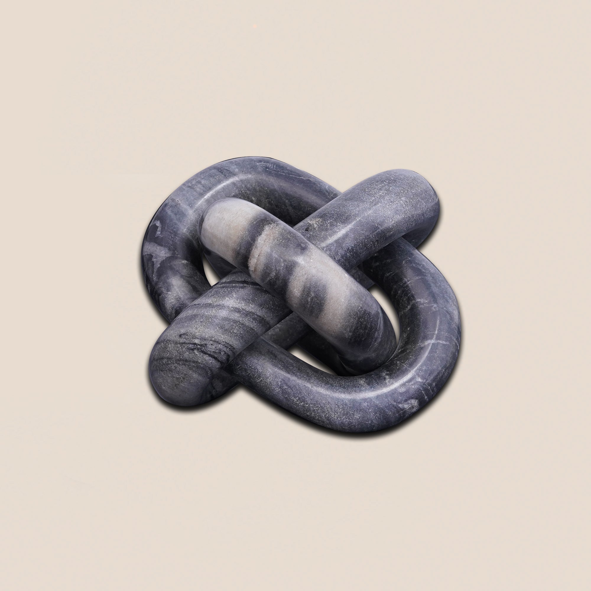 Grey Marble Knot Accent