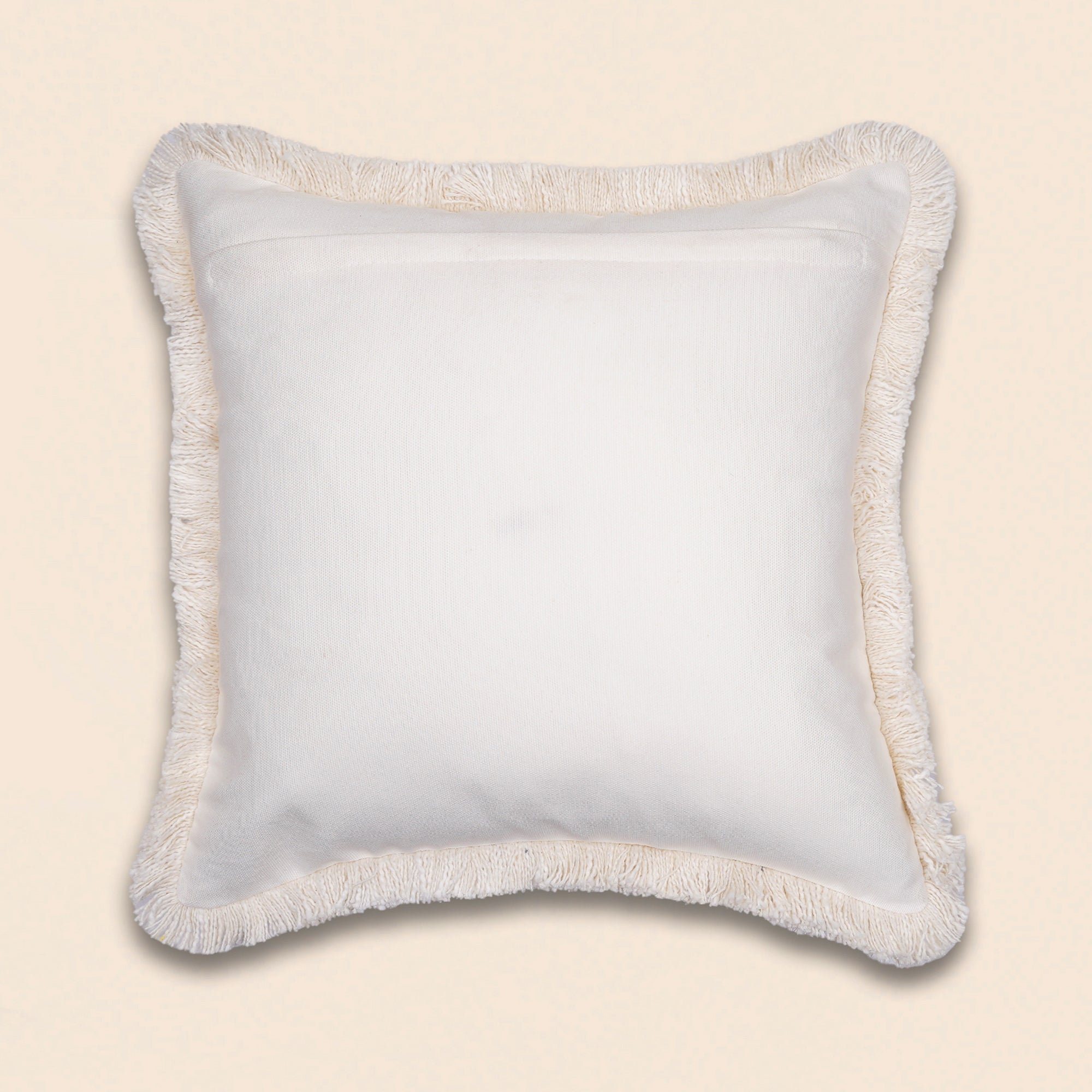 IVORY WHORL CUSHION COVER