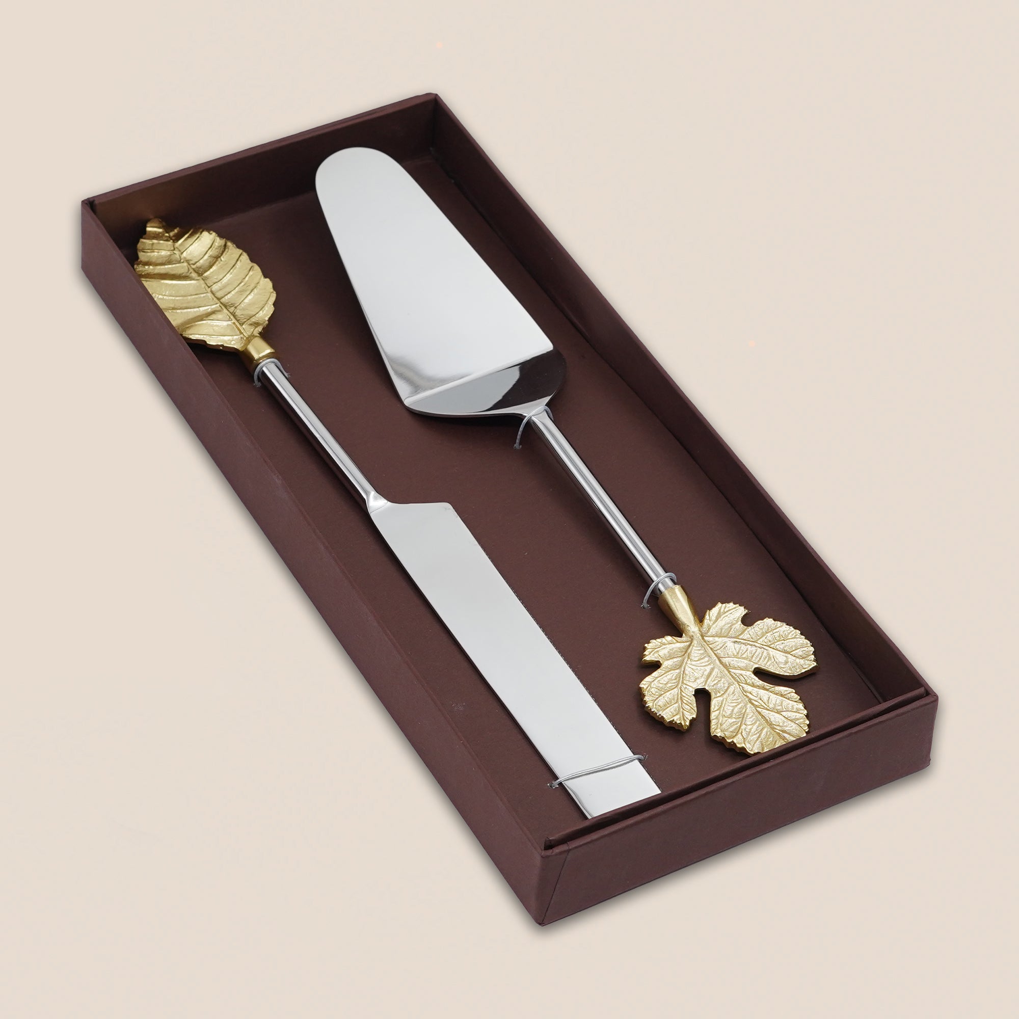 Leaf Elegance Dessert Set