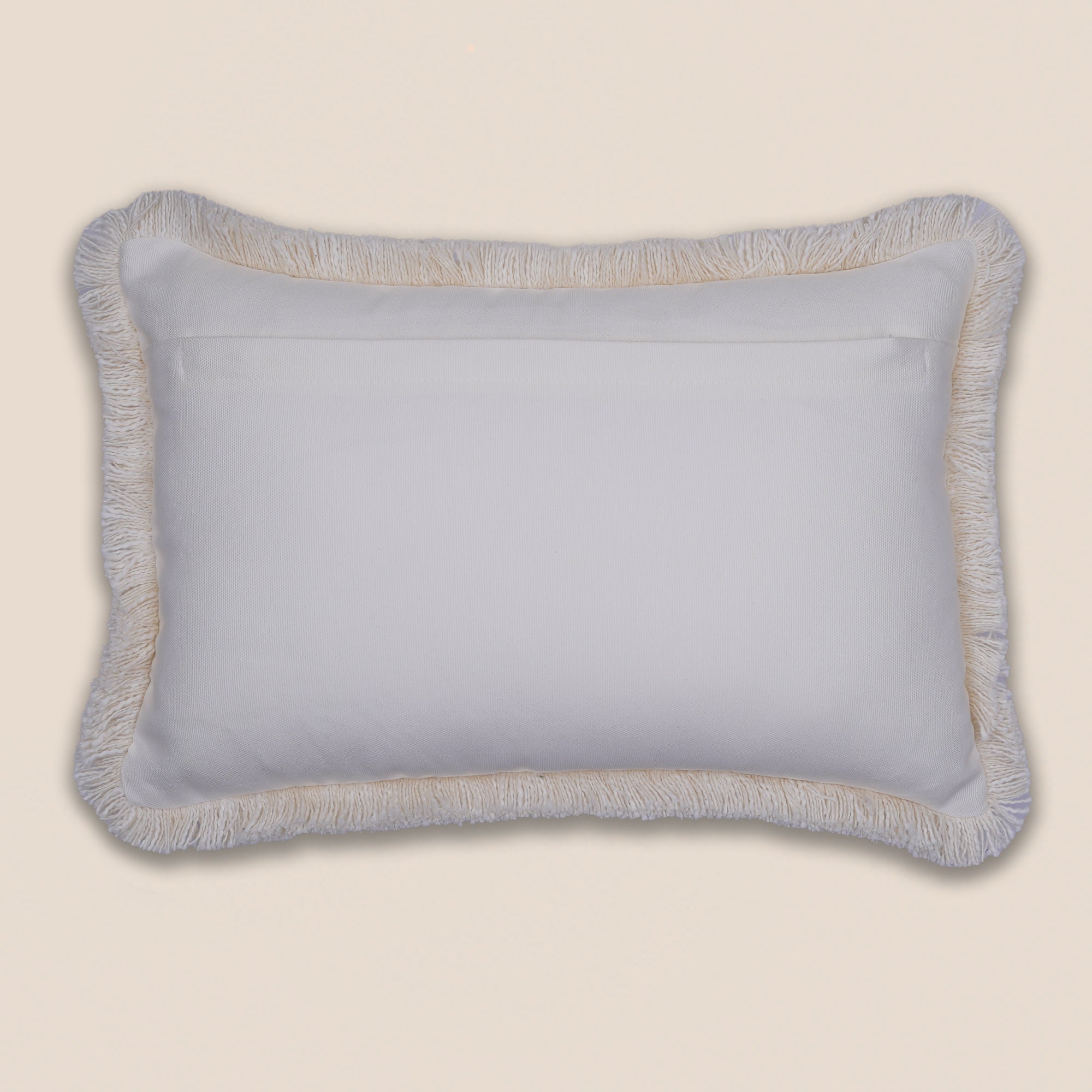 IVORY WHORL CUSHION COVER - RECTANGLE