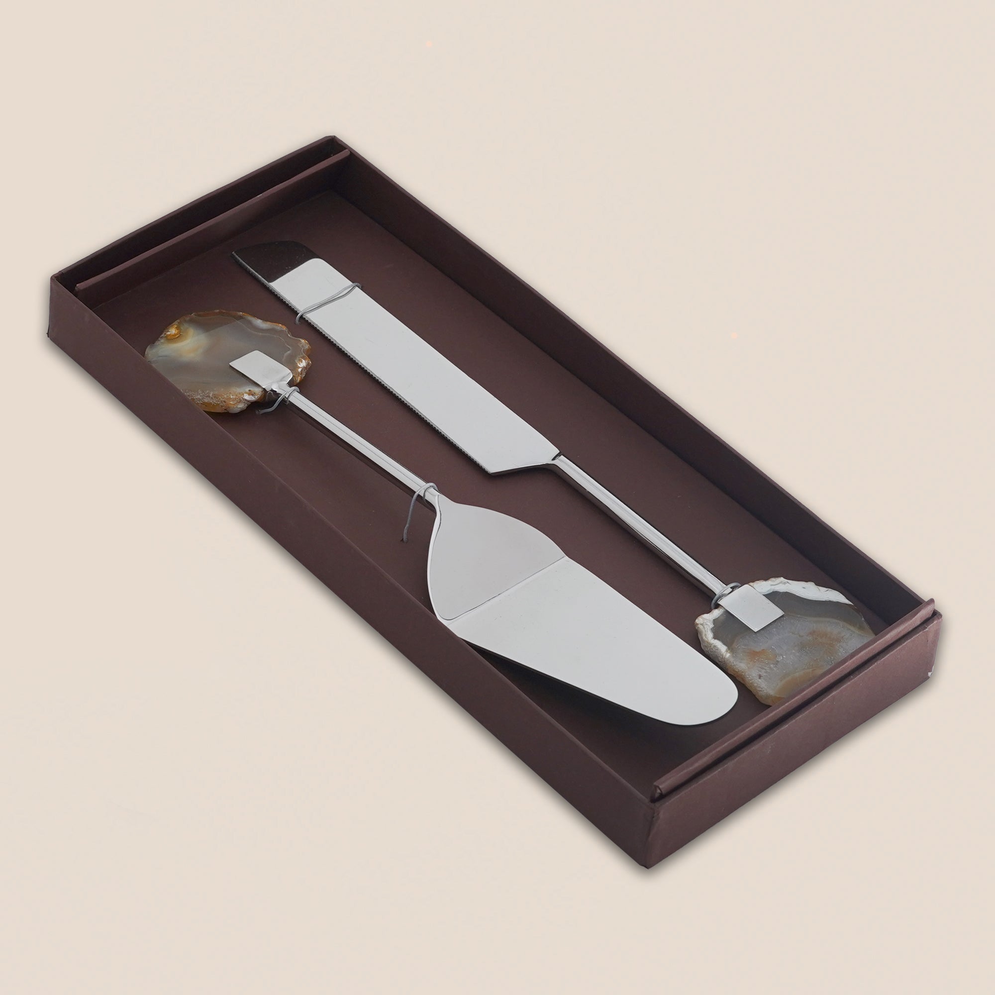 Agate Aura Dessert Set