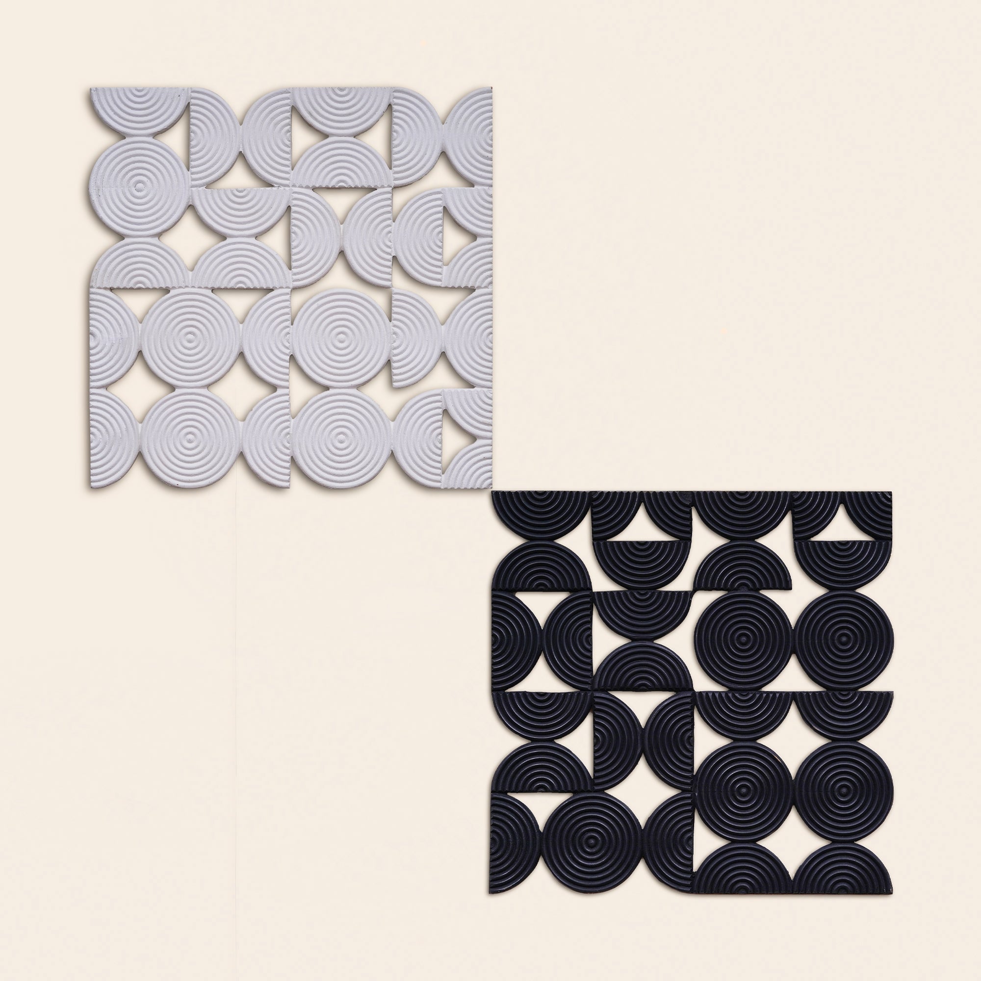 Orbit Wooden Wall Panels - Black