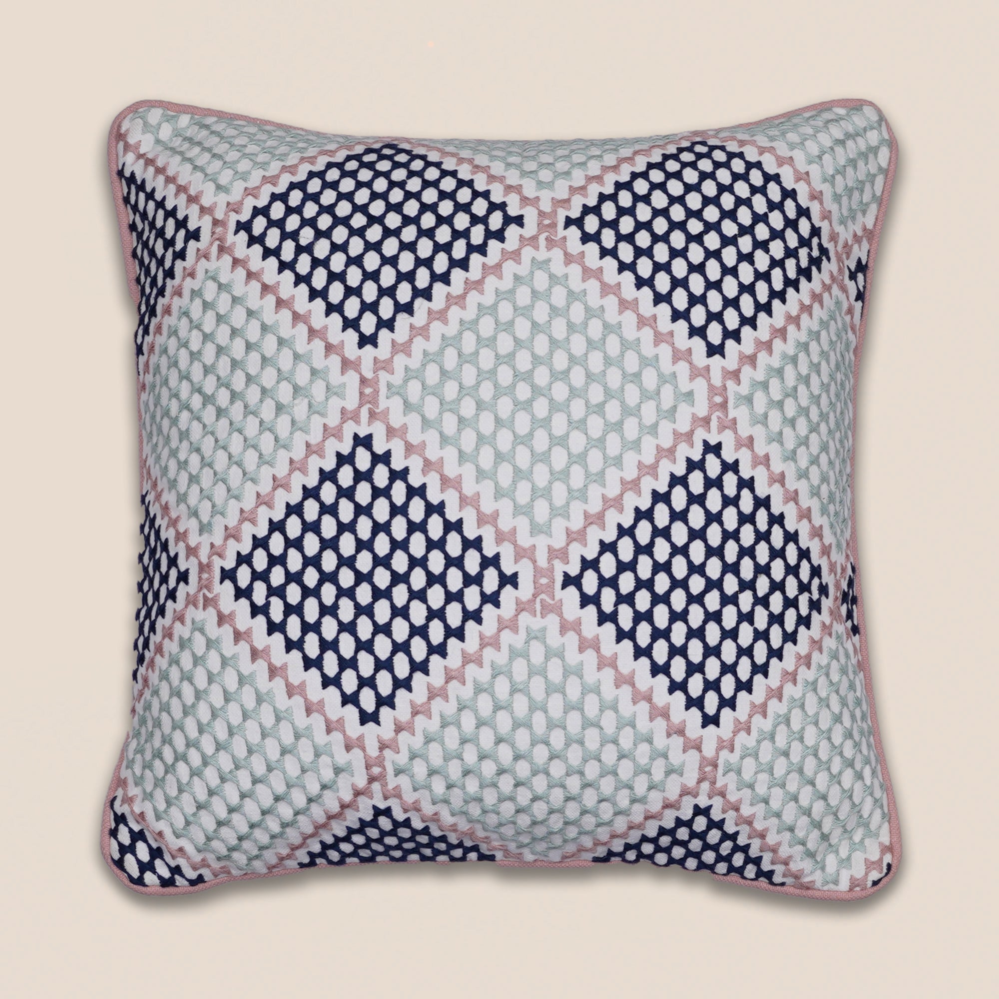 Pastel Patterns Cushion Cover