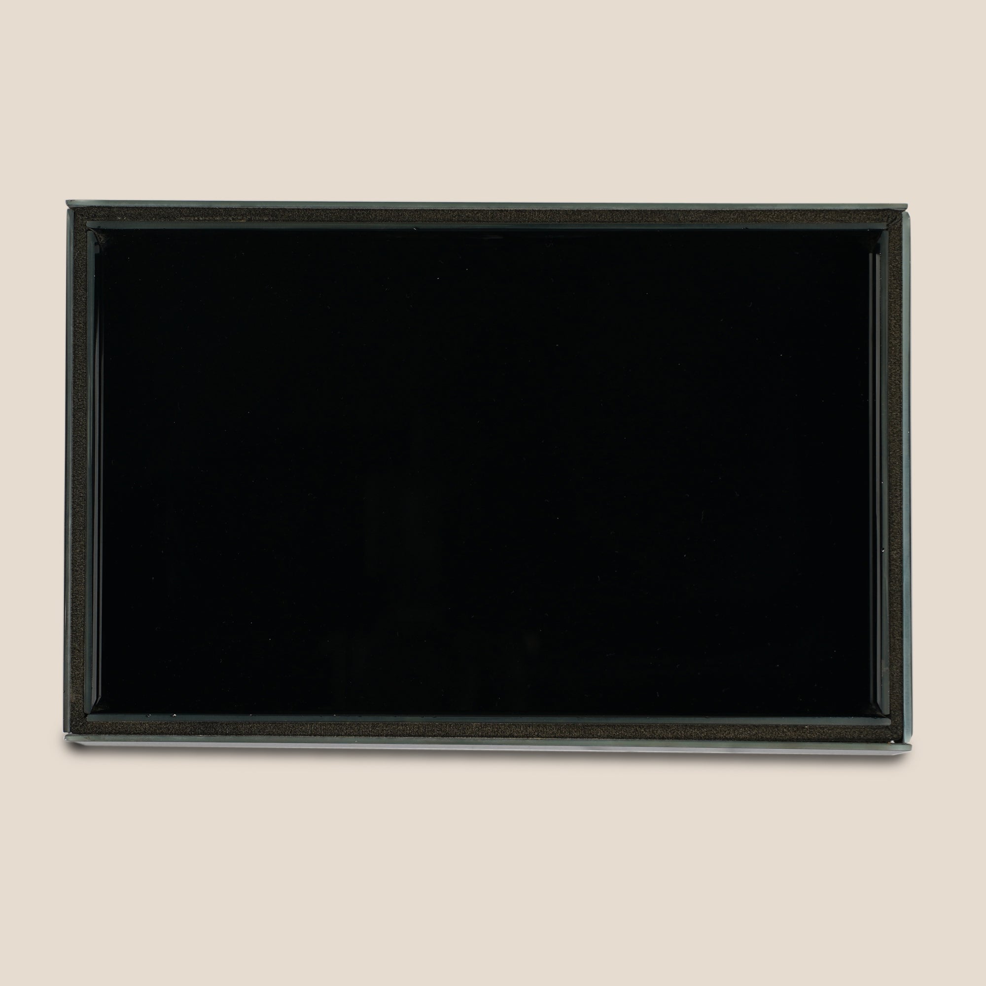 Black Glass tray