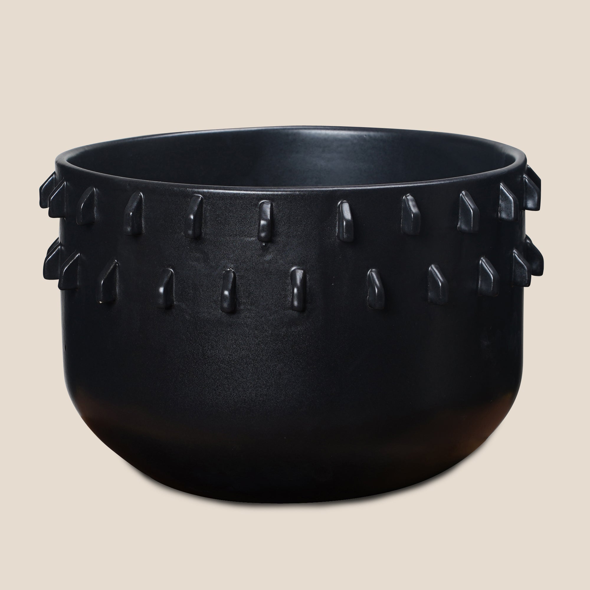 The Spiked Terra Black Planter - Small