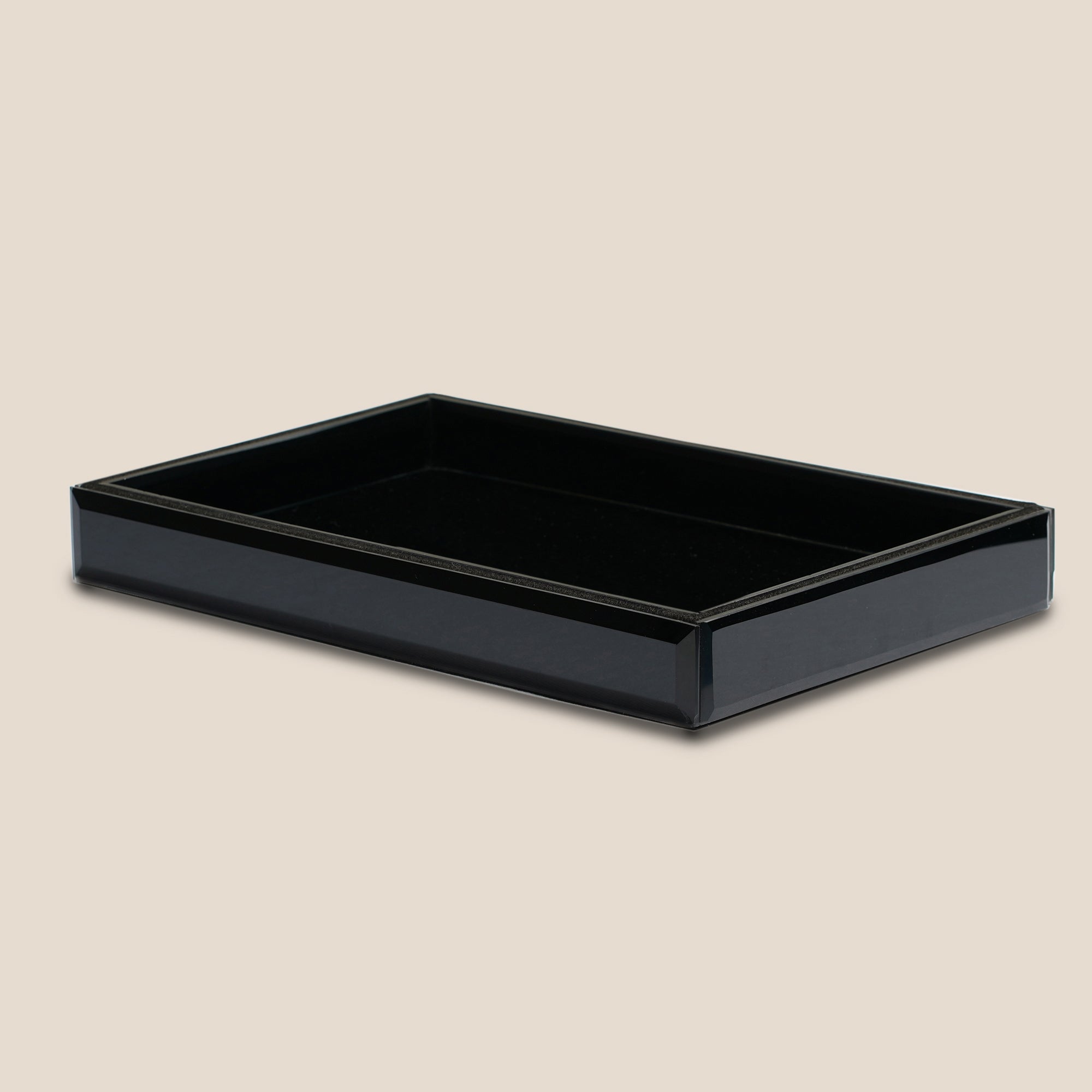 Black Glass tray