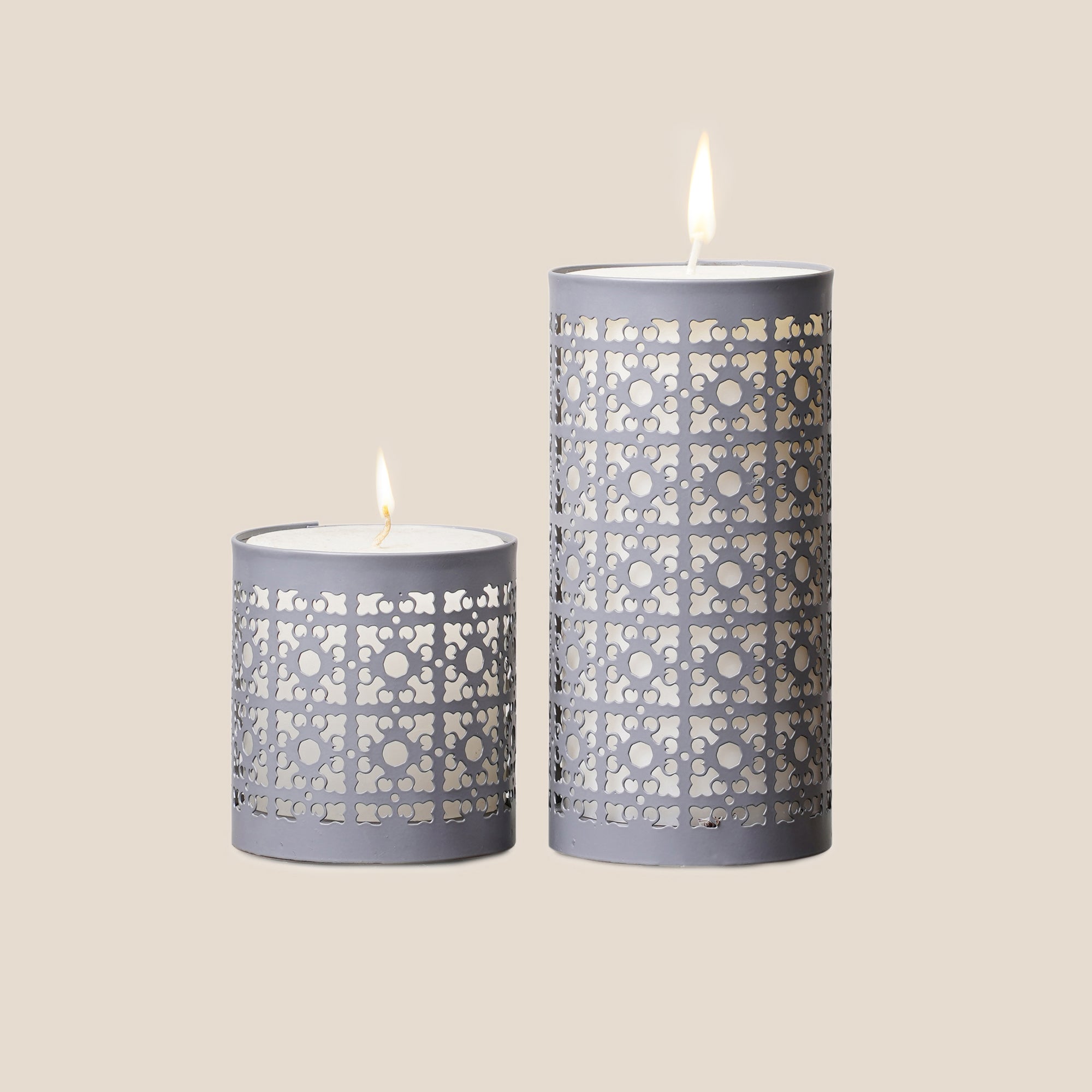 Vanilla Glow Lace Candles
