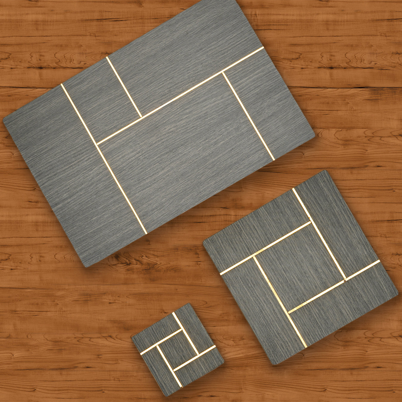 Graphite Lines Coaster