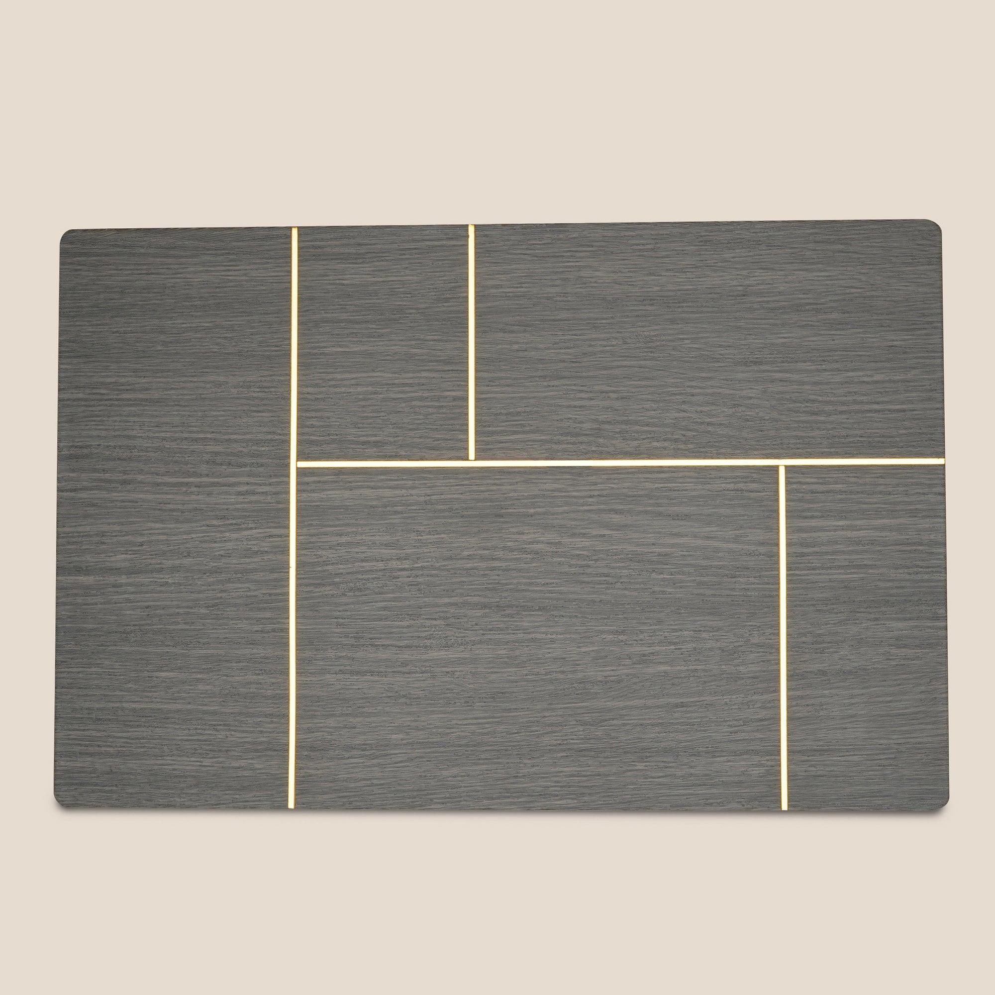 Graphite Lines Table Mat