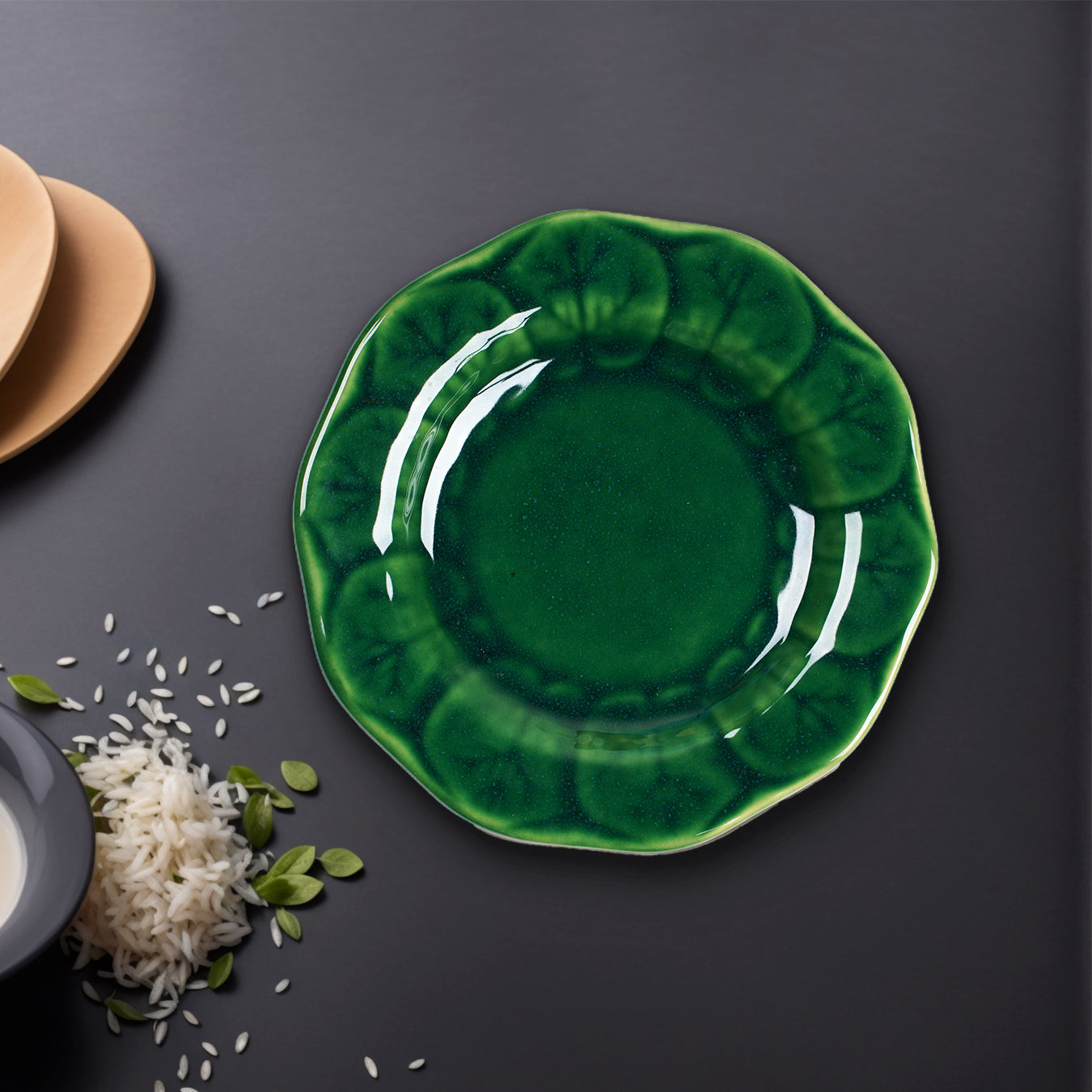 Sage Collection: Ceramic Elegance Plate