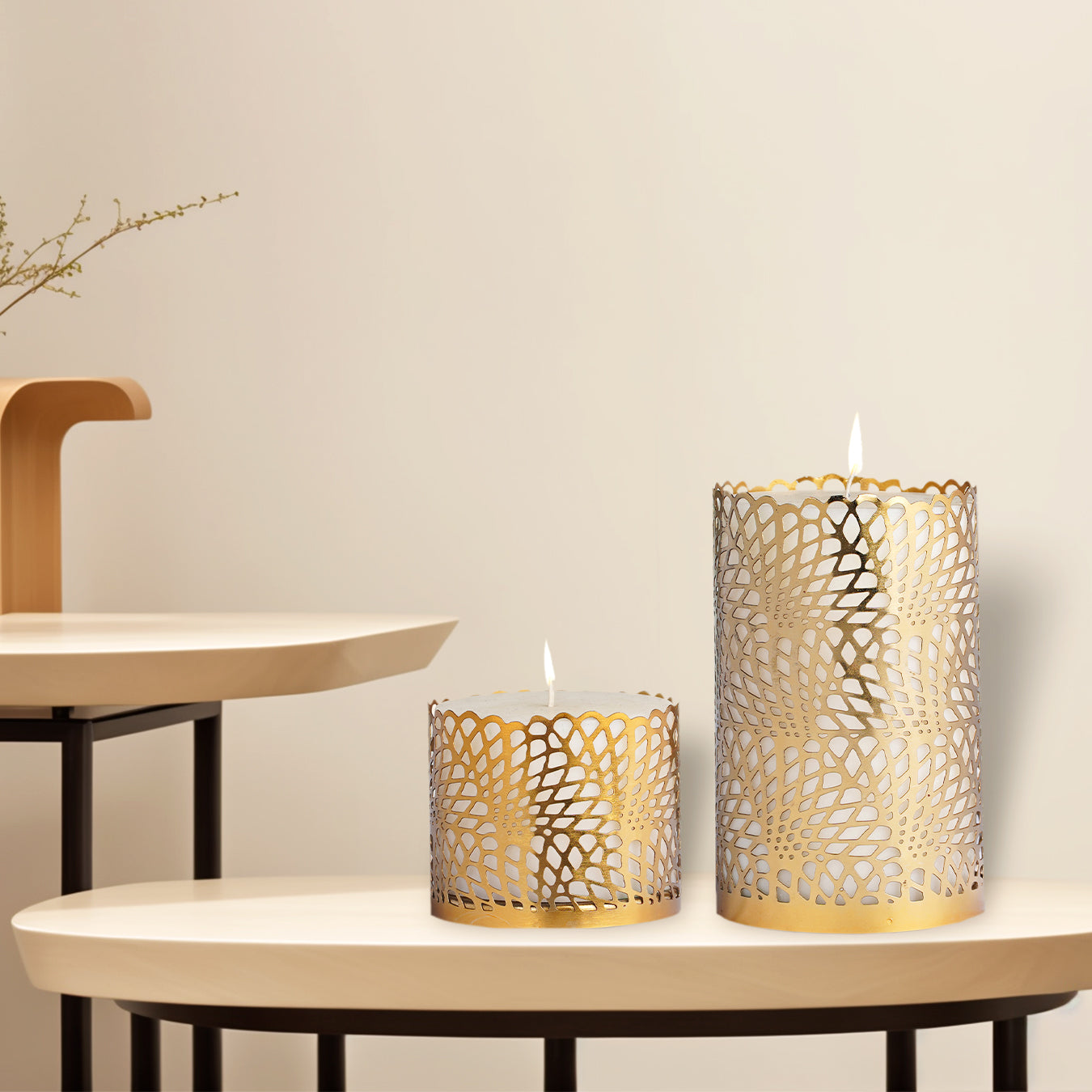 Golden Glow Vanilla Candles